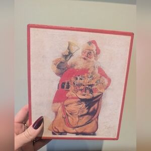 Vintage Santa Claus Puzzle In Box